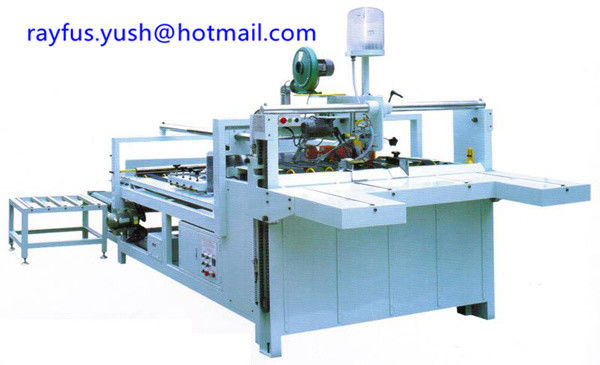 เครื่องพับกล่องกึ่งอัตโนมัติและเครื่องติดกาวกล่องลูกฟูกทำให้ใช้งานง่าย